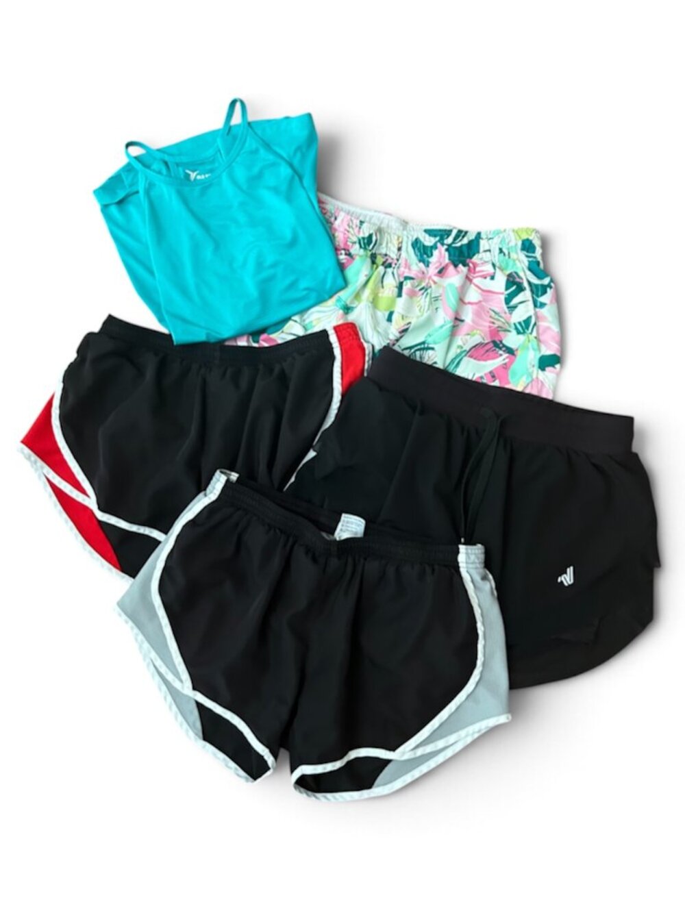 Women's Activewear Athletic Size Medium Lot Running Shorts Tanks Name Brands